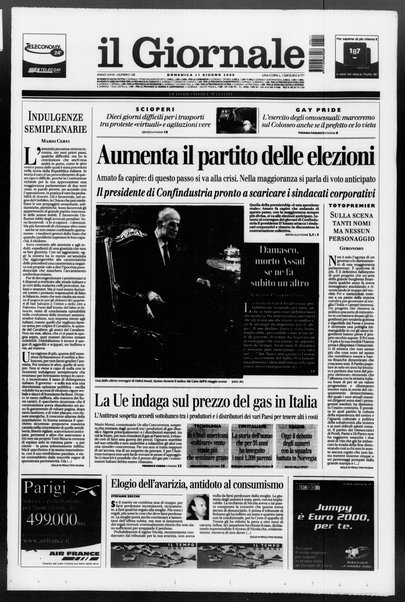 Il giornale : quotidiano del mattino